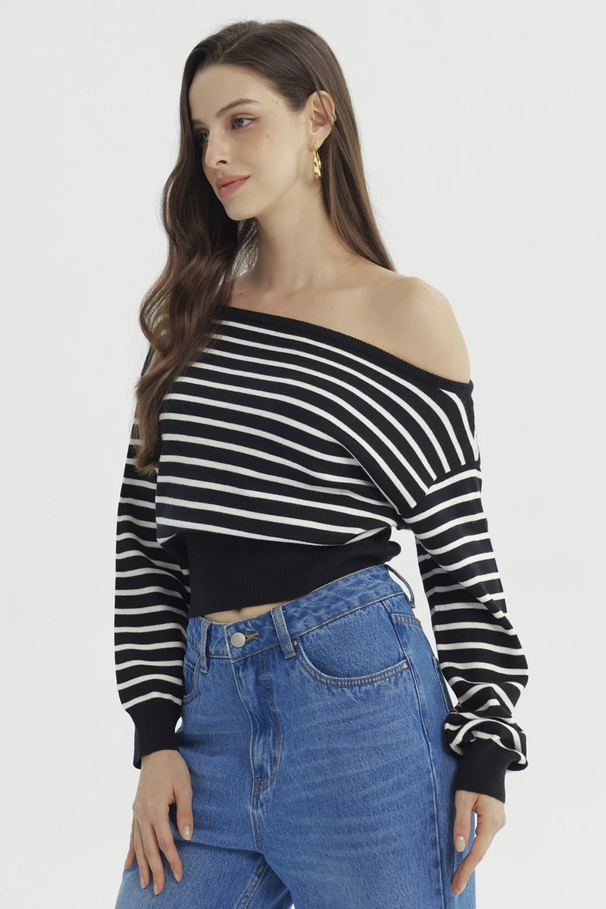 Sweater Mujer Classic Negro - Image 2
