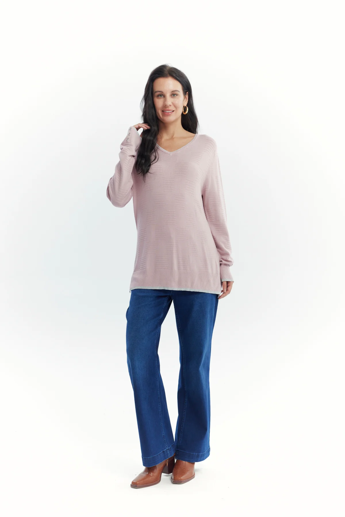 Sweater Mujer Classic Rosado - Image 4