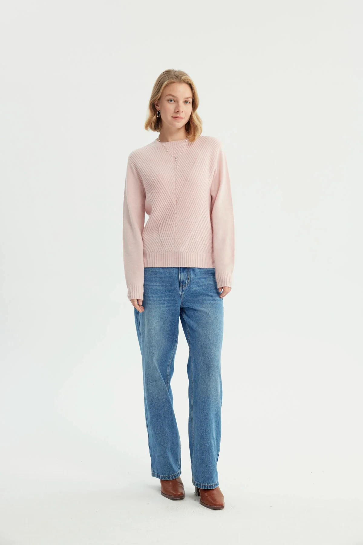 Sweater Mujer Classic Rosado - Image 4