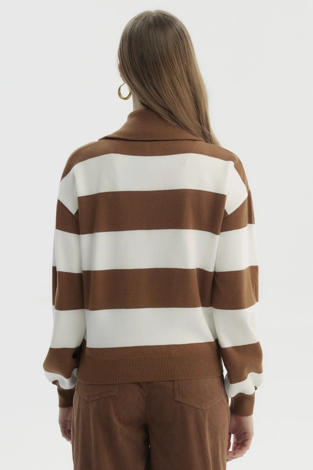 Sweater Mujer Juvenil Camel Oscuro - Image 3
