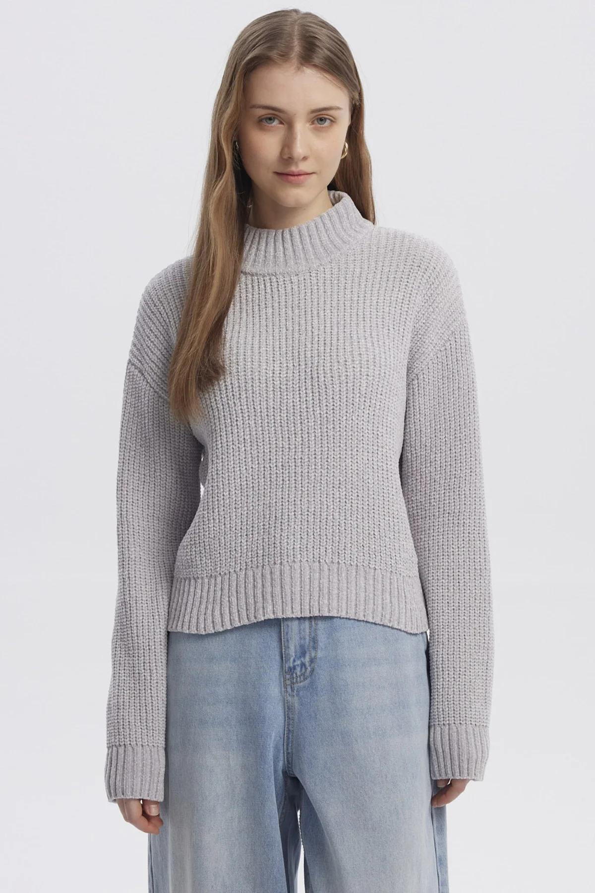Sweater Mujer Juvenil Gris