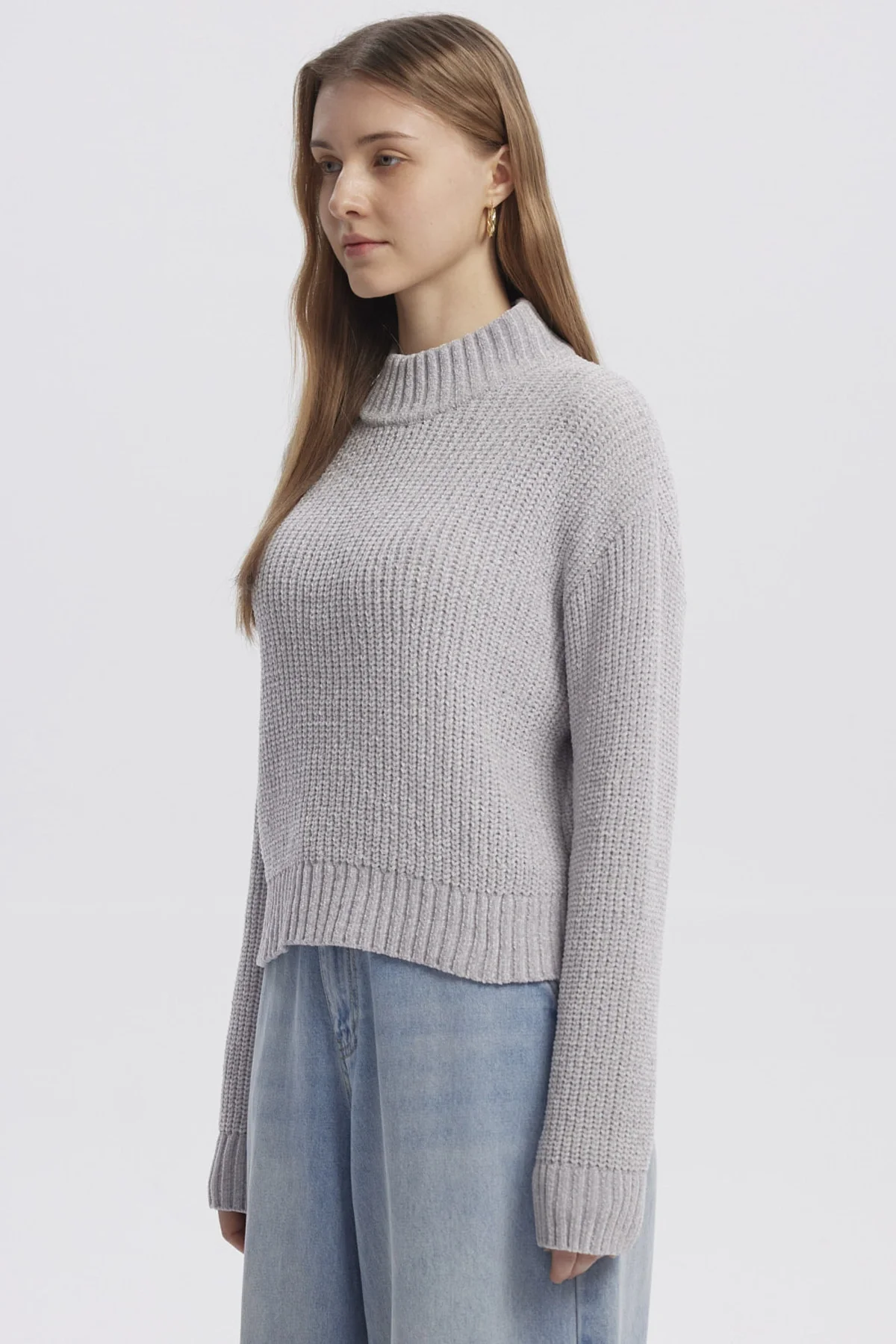 Sweater Mujer Juvenil Gris - Image 2