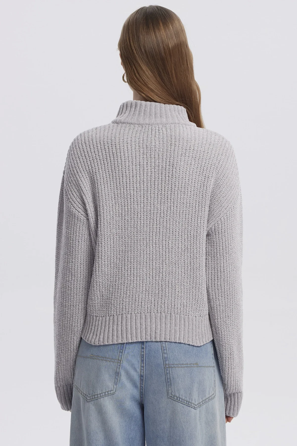 Sweater Mujer Juvenil Gris - Image 3