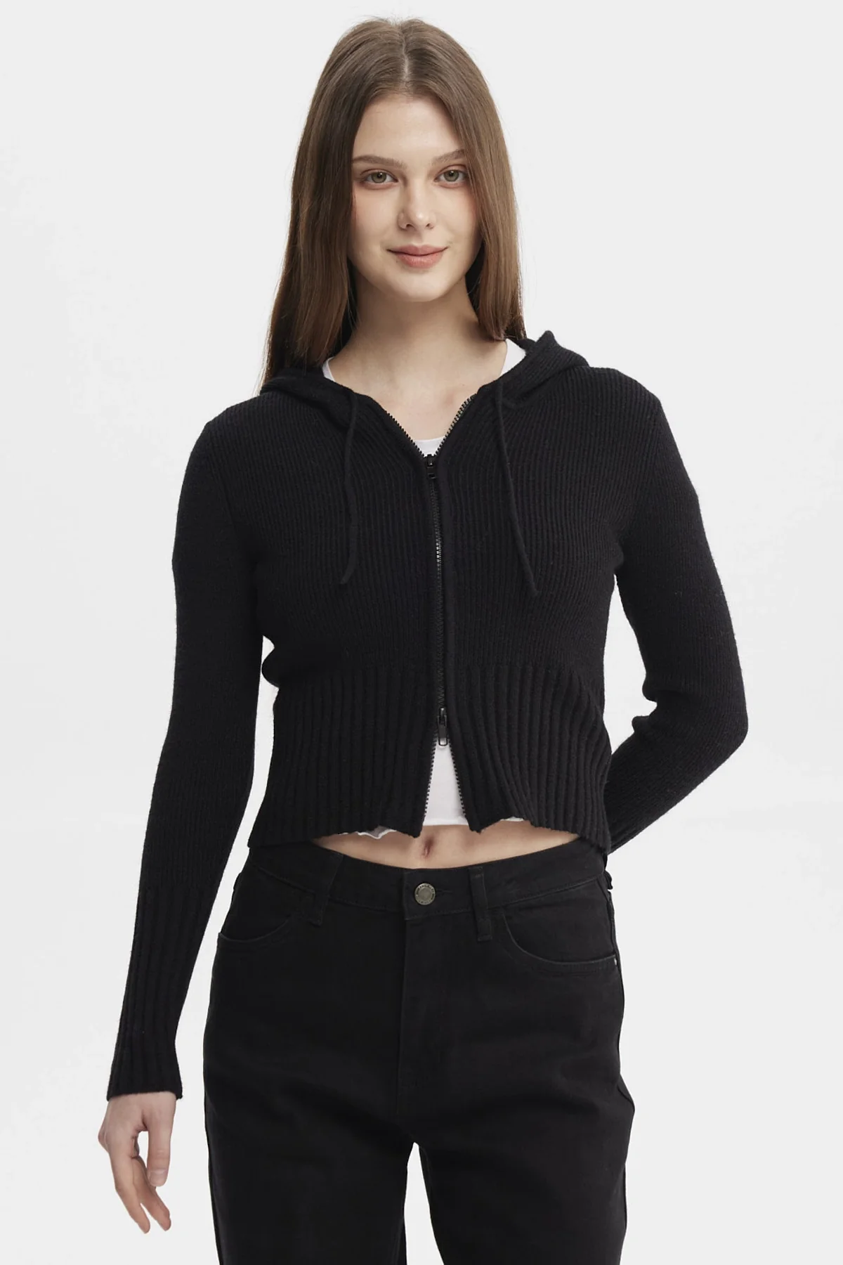 Sweater Mujer Juvenil Negro