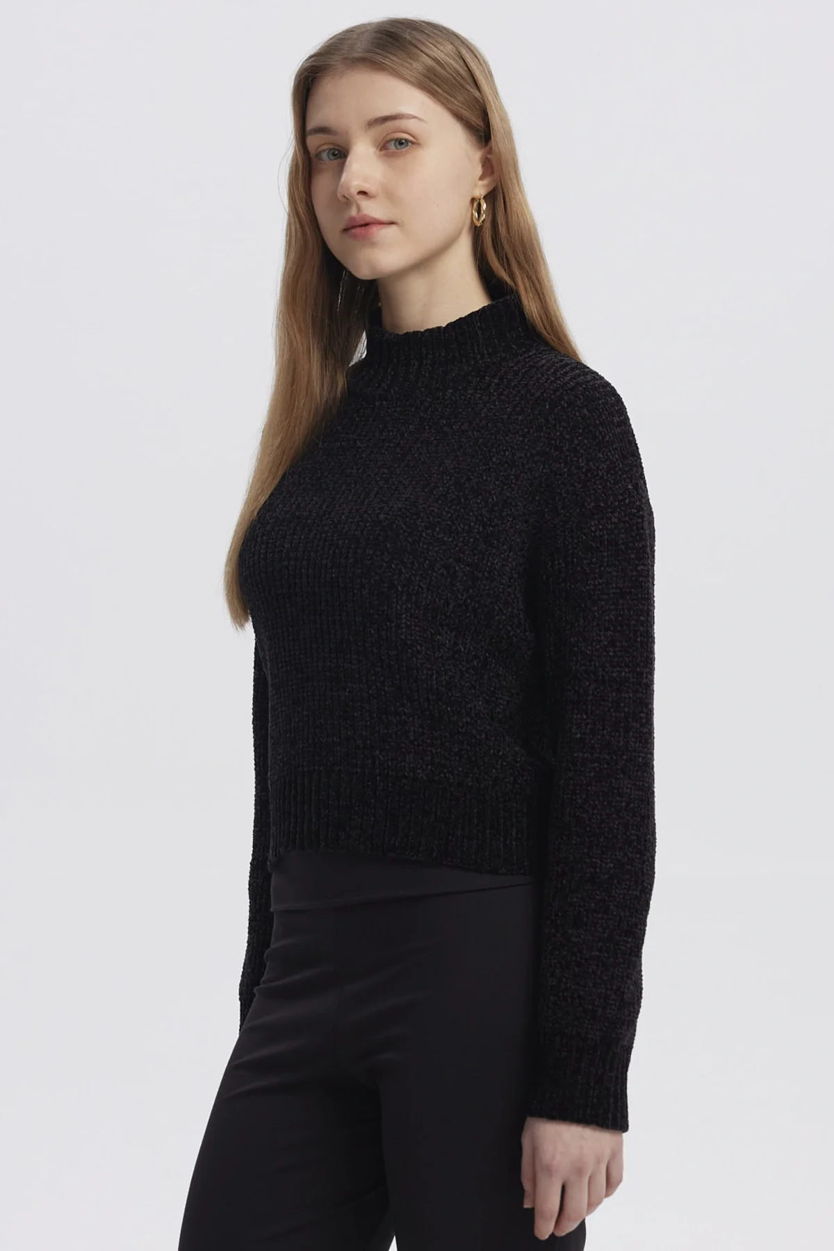 Sweater Mujer Juvenil Negro - Image 2