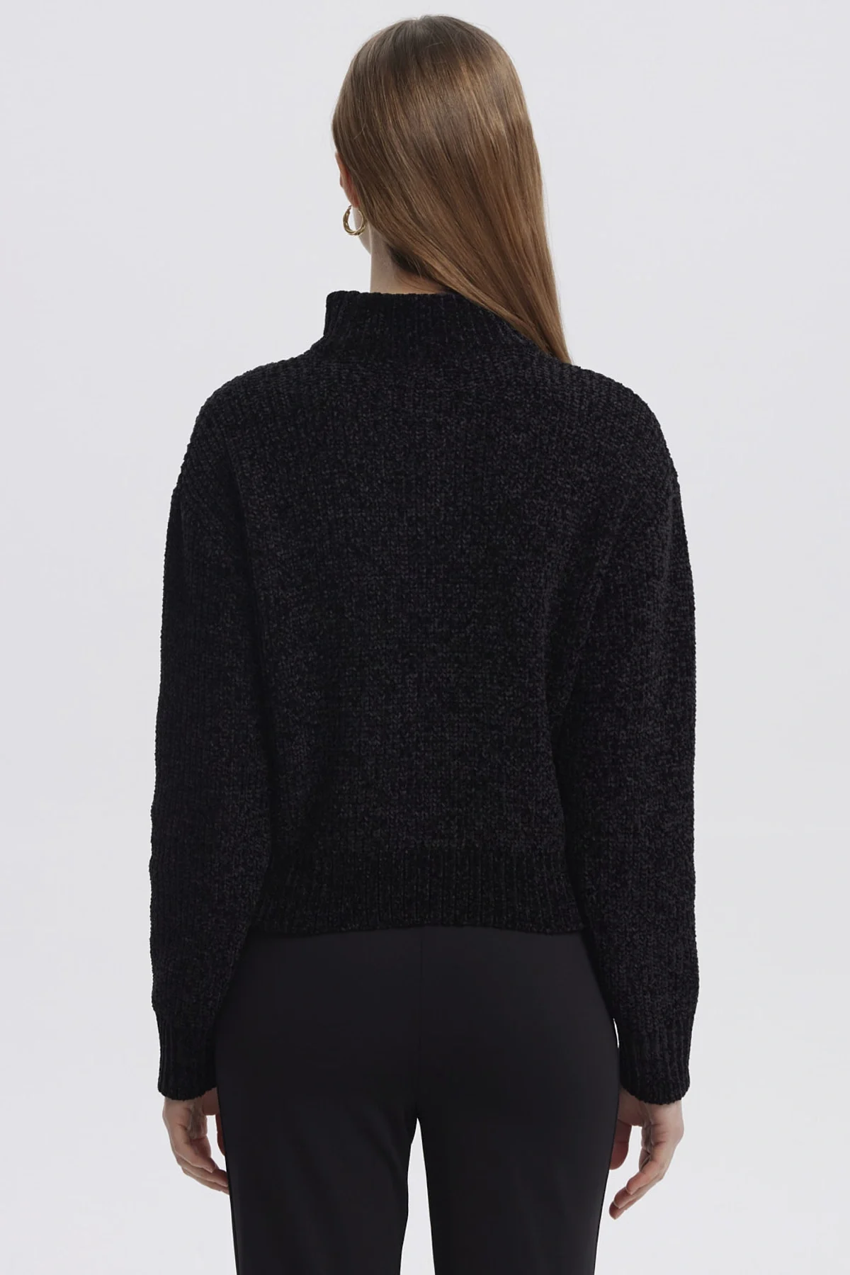 Sweater Mujer Juvenil Negro - Image 3