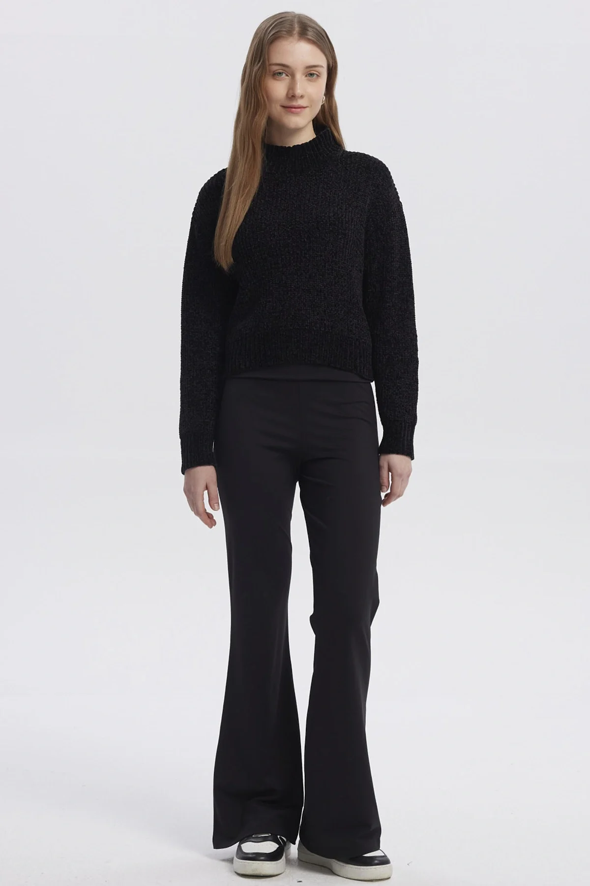 Sweater Mujer Juvenil Negro - Image 4