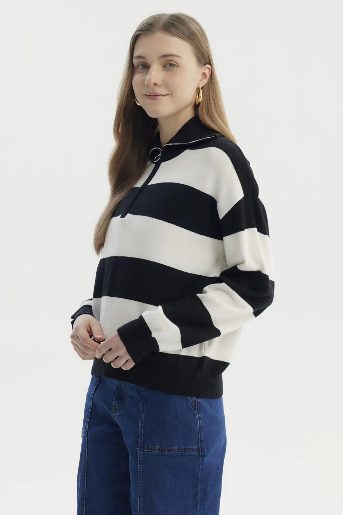 Sweater Mujer Juvenil Negro - Image 2