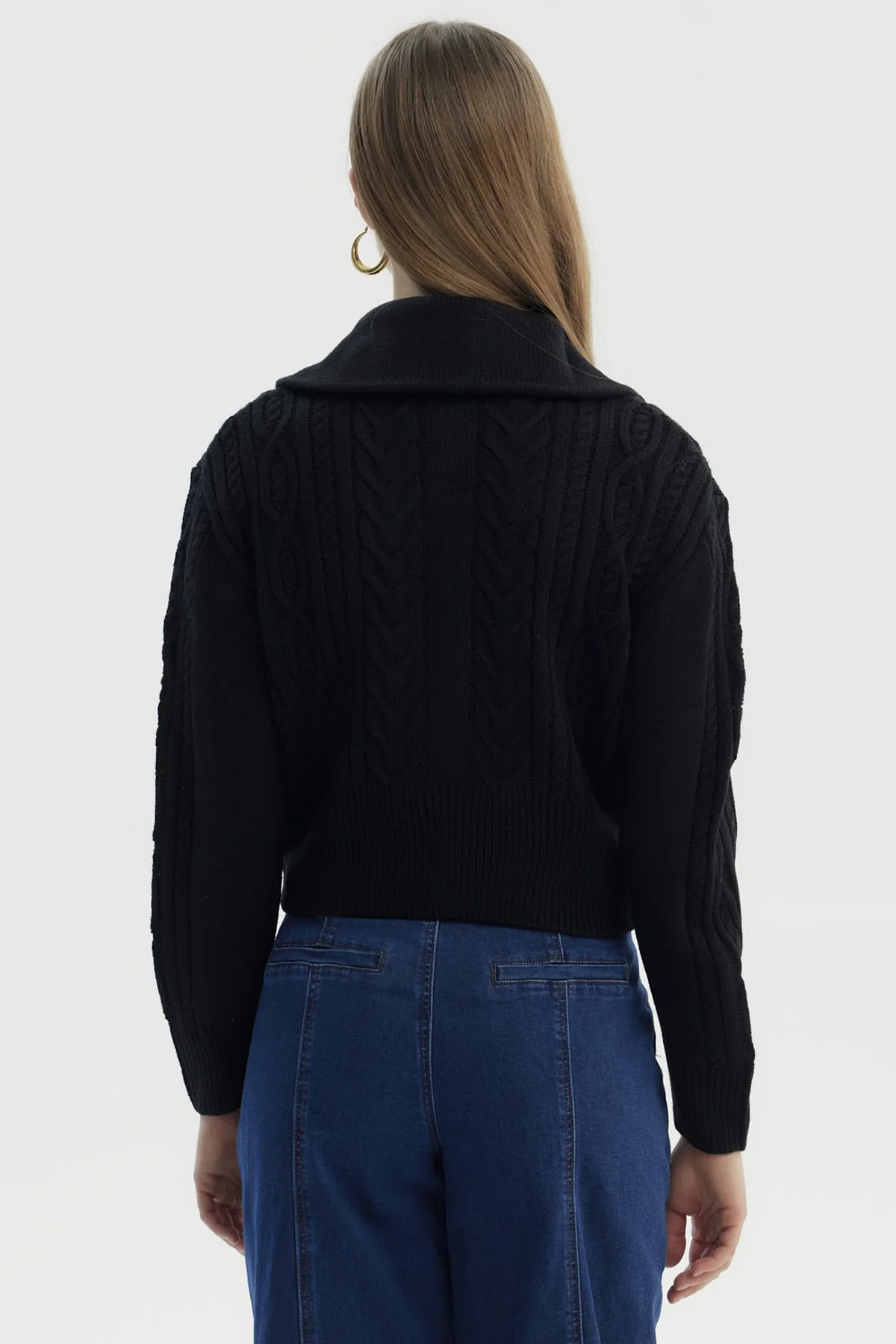Sweater Mujer Juvenil Negro - Image 3