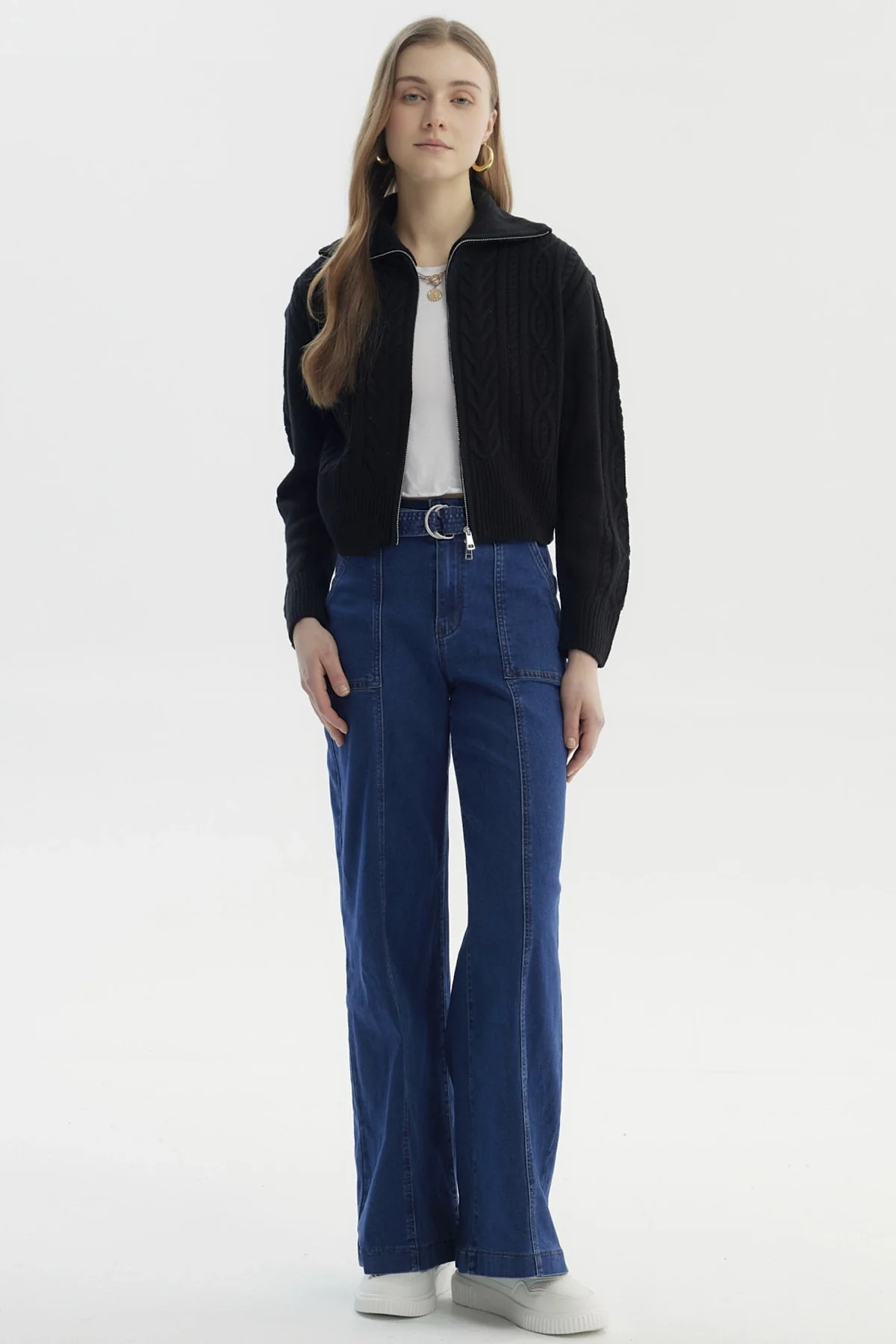 Sweater Mujer Juvenil Negro - Image 4