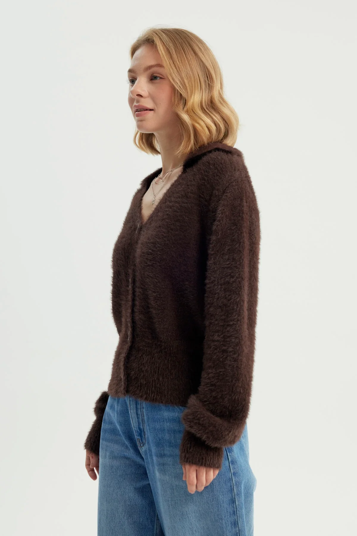 Sweater Mujer Oversize Chocolate - Image 2
