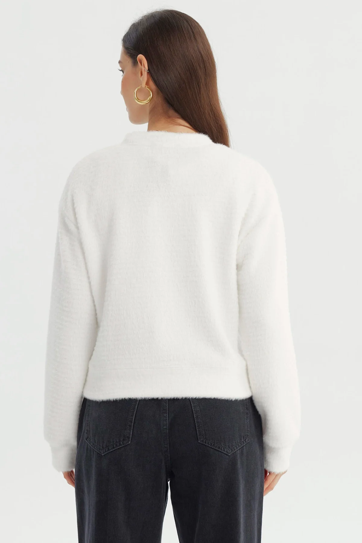 Sweater Mujer Regular Crudo - Image 3