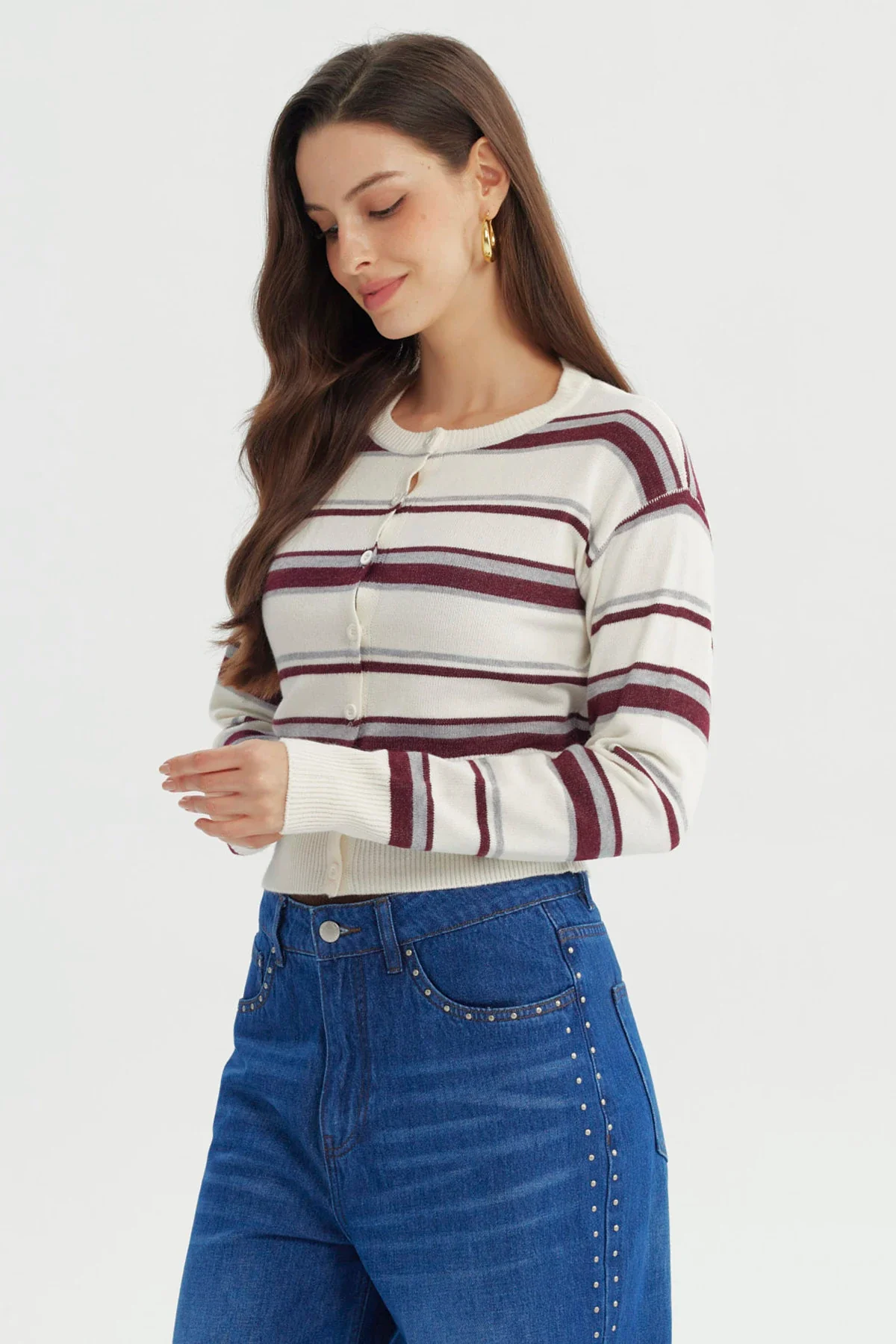 Sweater Mujer Regular Crudo - Image 2