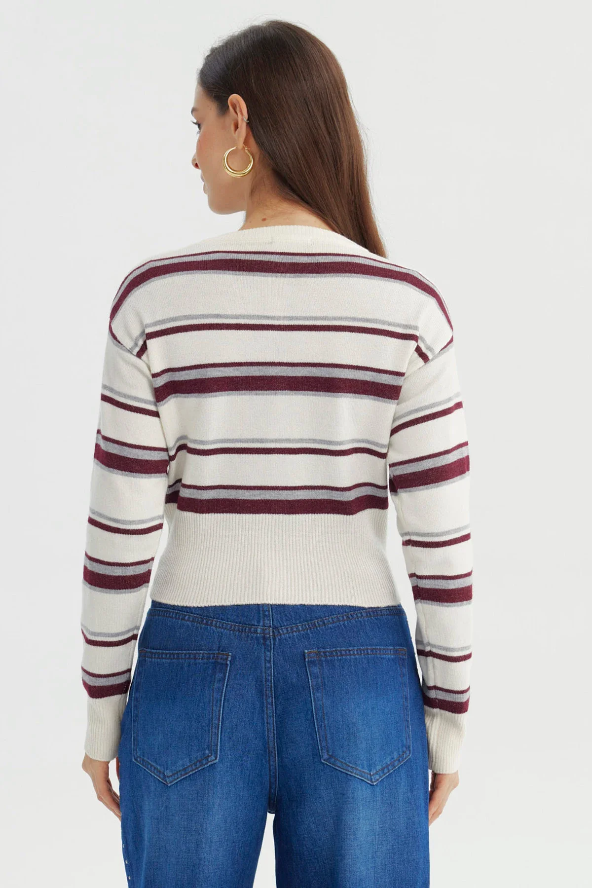 Sweater Mujer Regular Crudo - Image 3