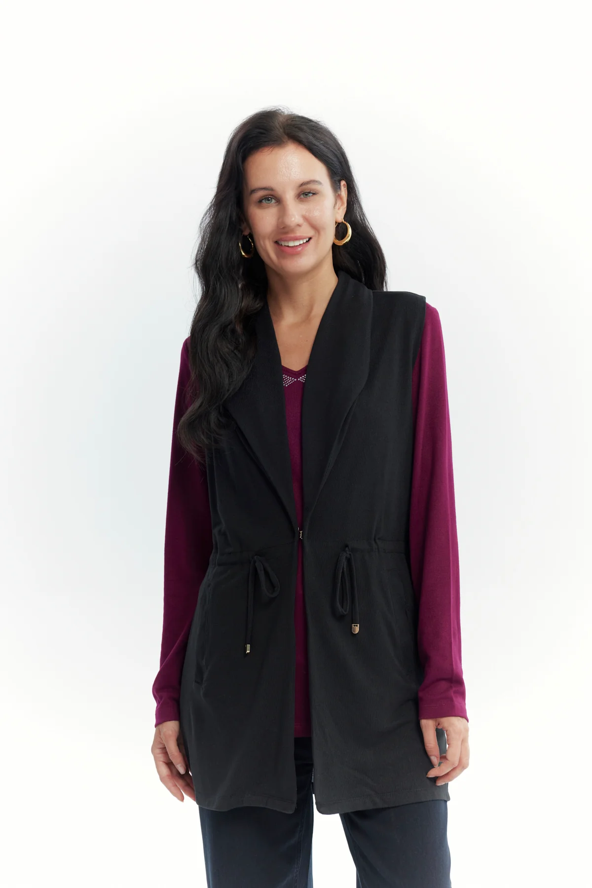 Sweater Mujer Regular Negro