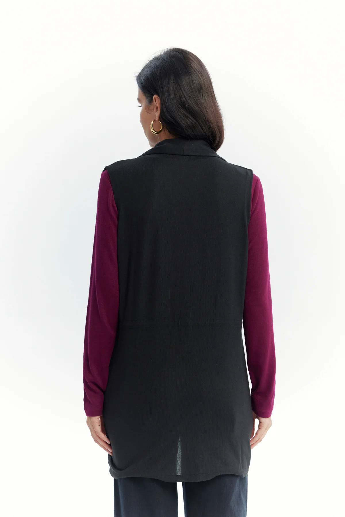 Sweater Mujer Regular Negro - Image 3