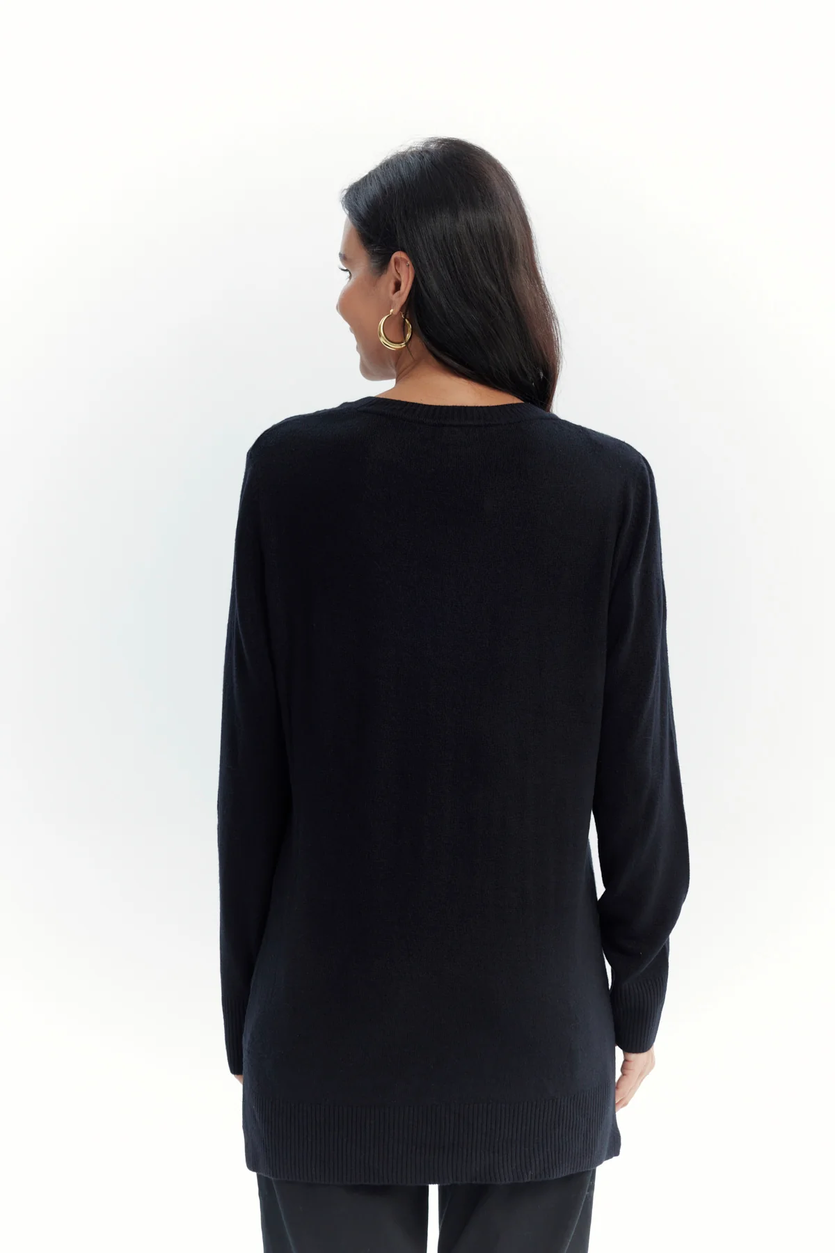 Sweater Mujer Regular Negro - Image 3