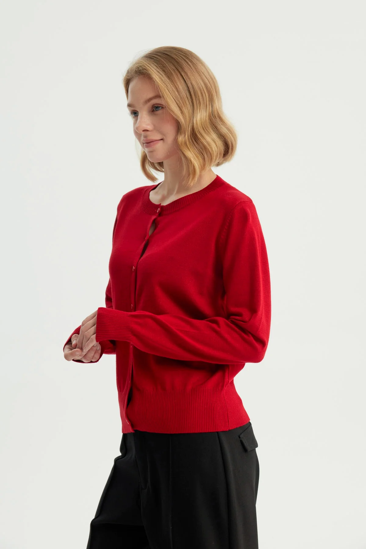 Sweater Mujer Regular Rojo - Image 2