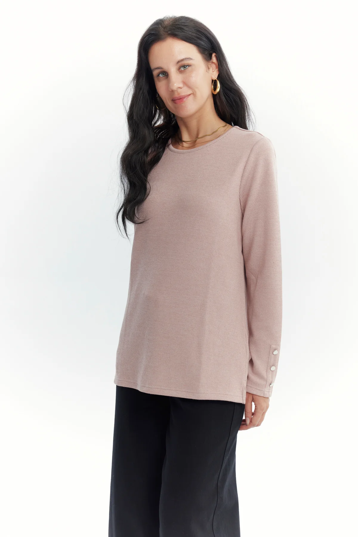 Sweater Mujer Regular Rosado - Image 2