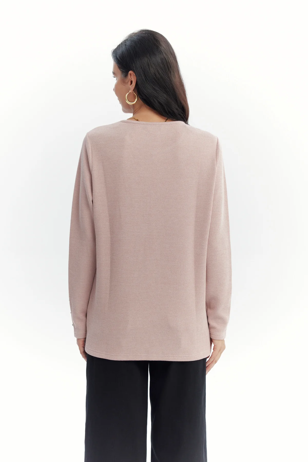 Sweater Mujer Regular Rosado - Image 3