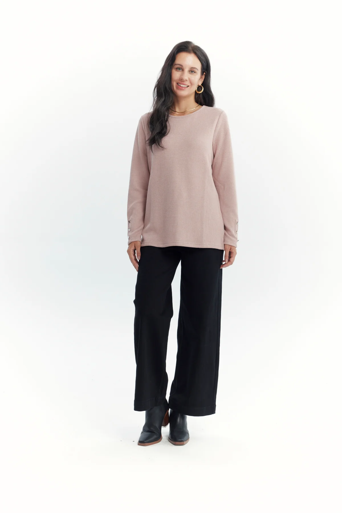 Sweater Mujer Regular Rosado - Image 4