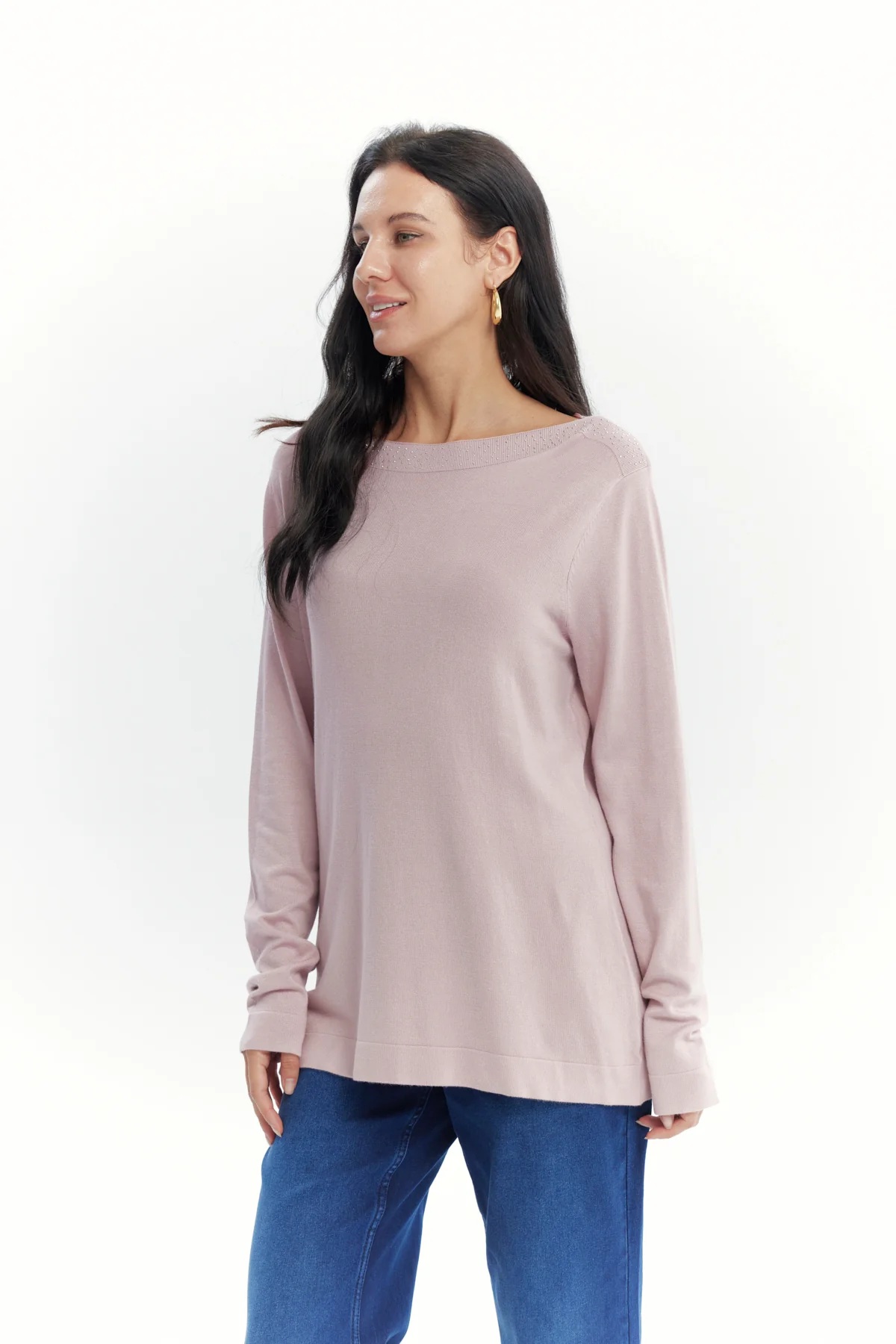 Sweater Mujer Regular Rosado - Image 2