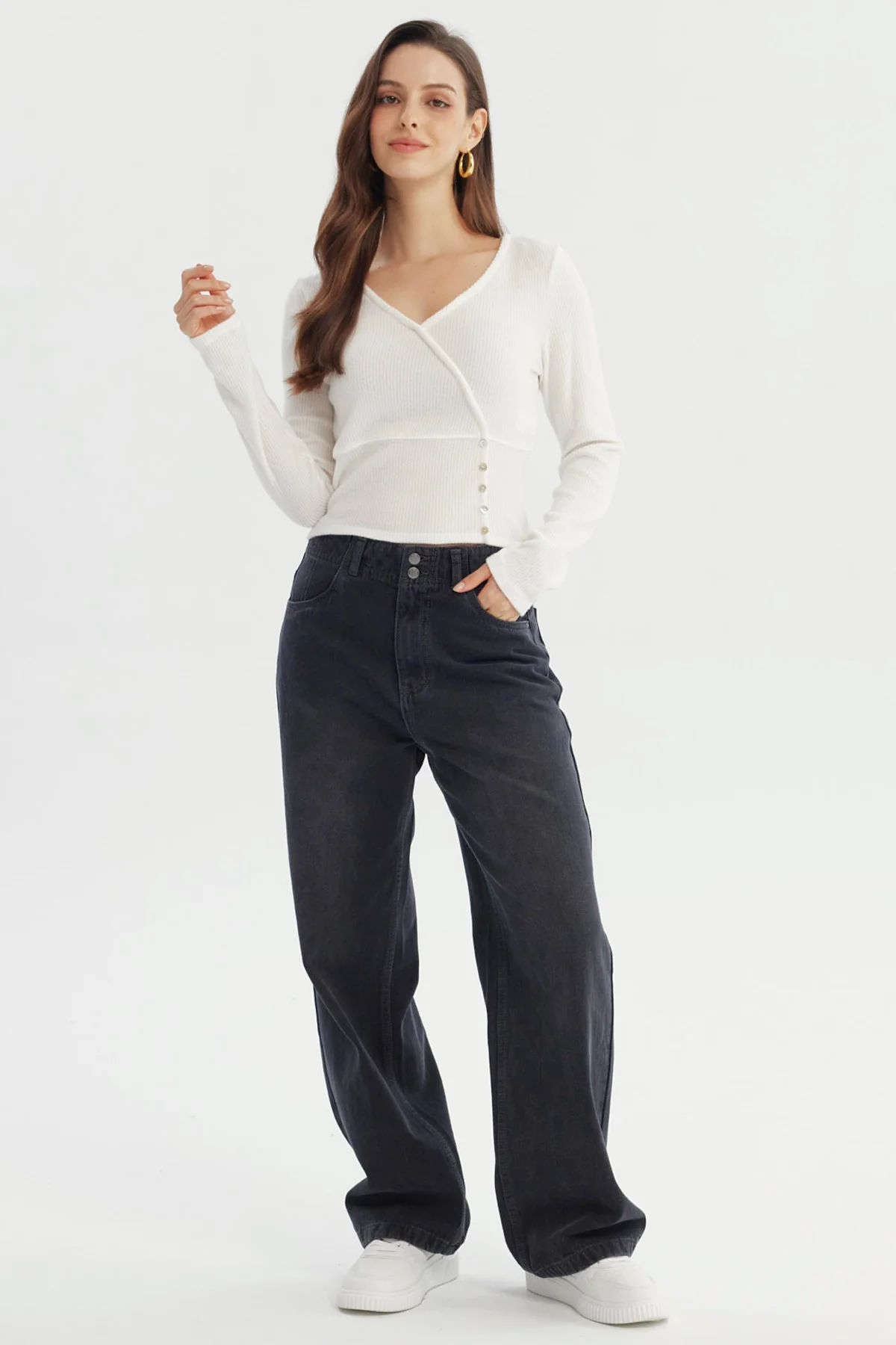 Sweater Mujer Slim Crudo - Image 4