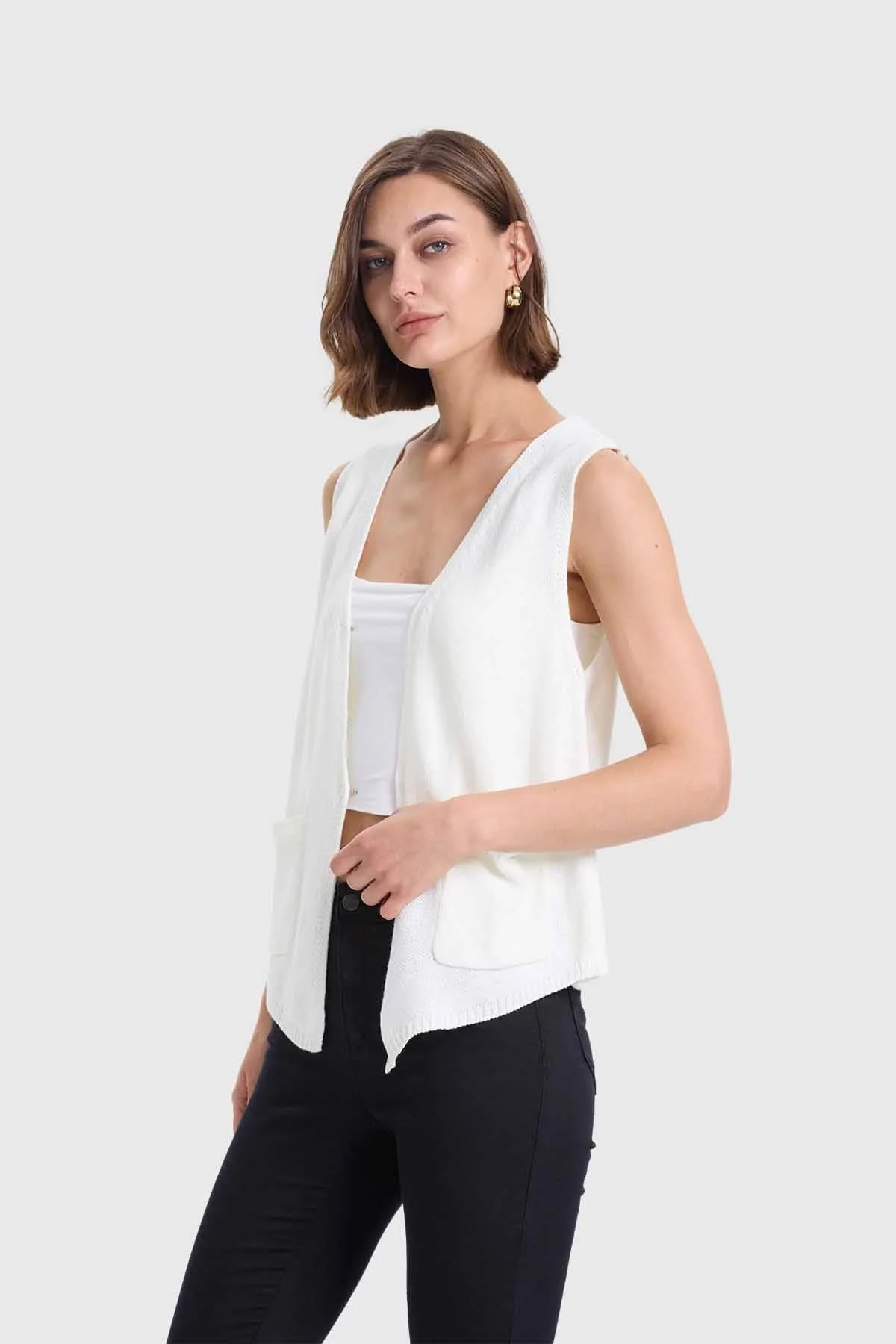 Sweater Mujer Tapado Crudo - Image 2
