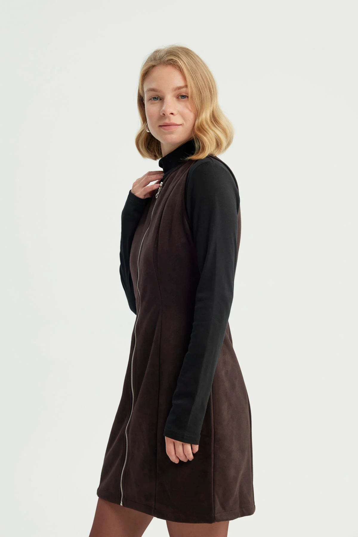 Vestido Mujer Casual Chocolate - Image 2