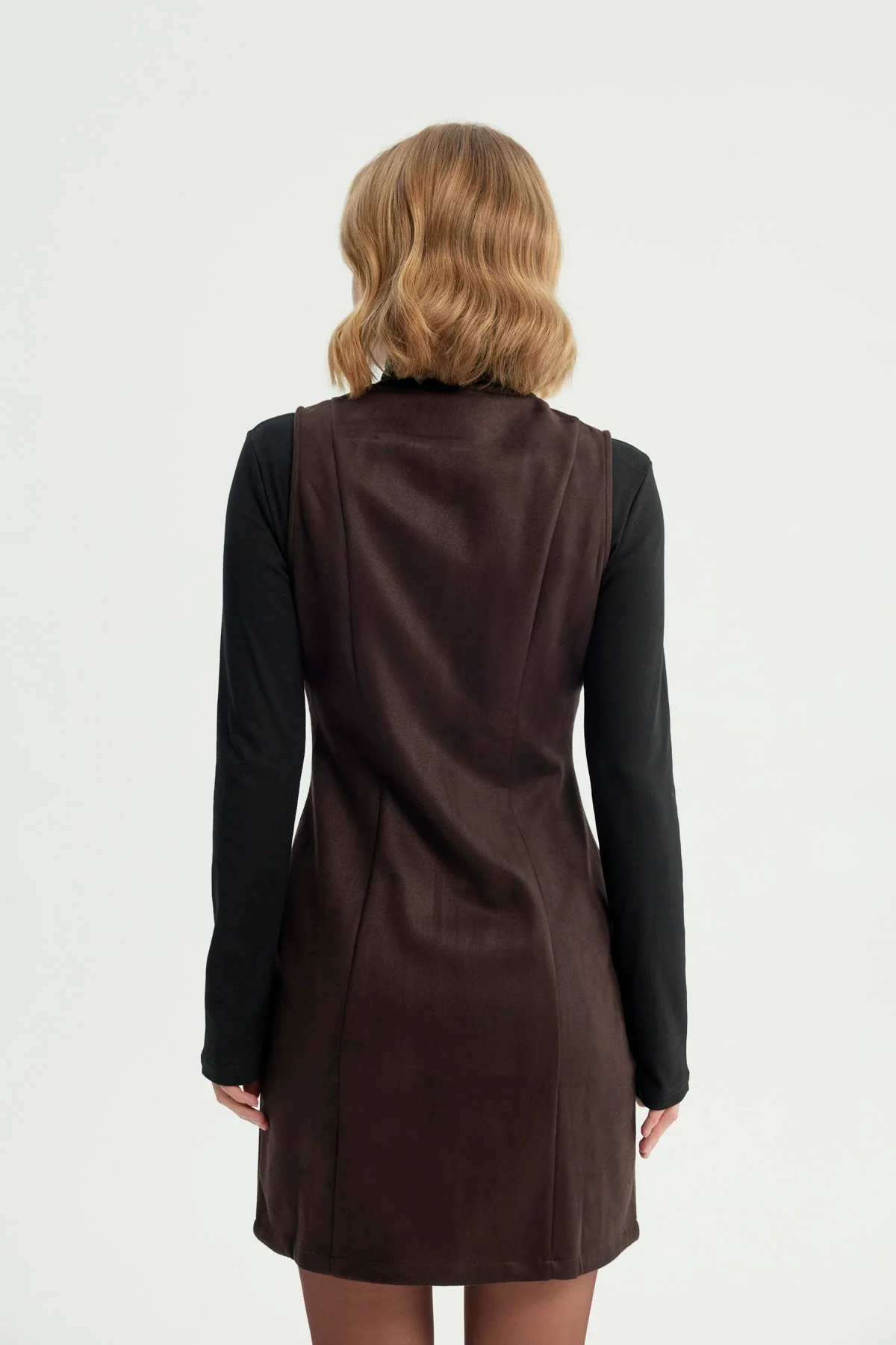 Vestido Mujer Casual Chocolate - Image 3