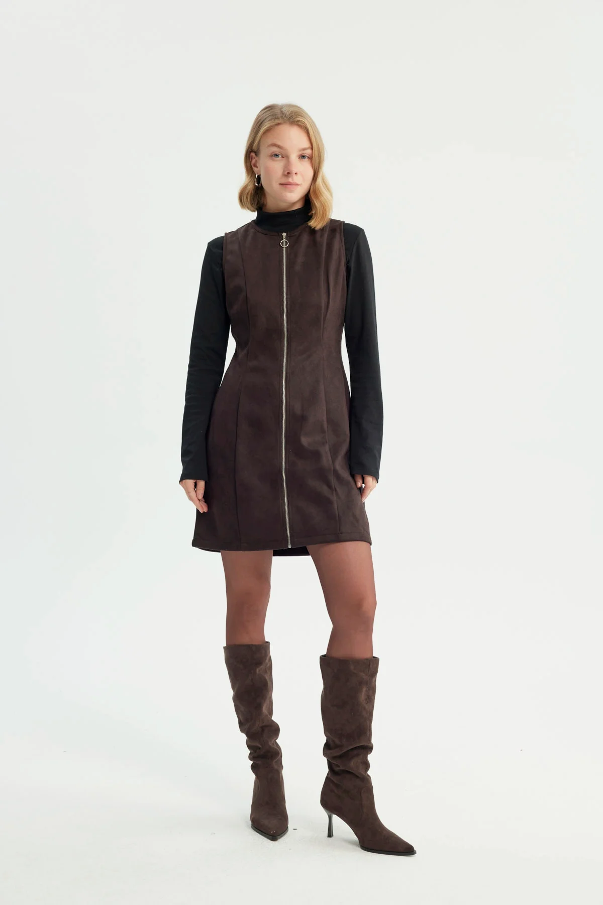 Vestido Mujer Casual Chocolate - Image 4