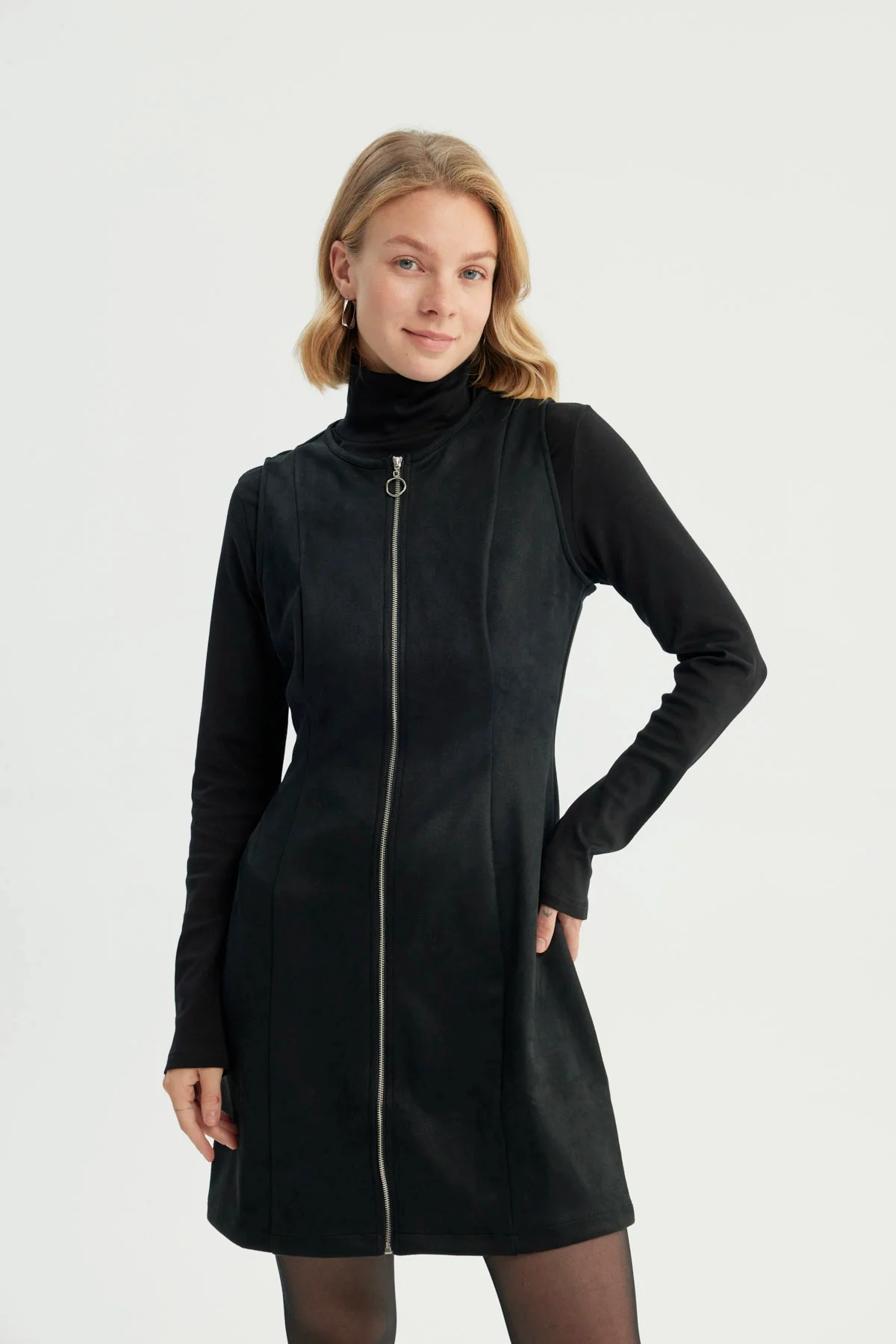 Vestido Mujer Casual Negro