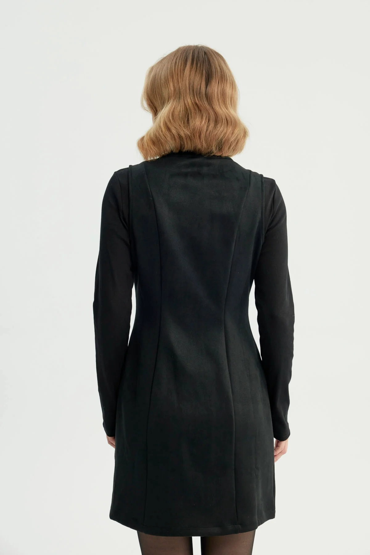 Vestido Mujer Casual Negro - Image 3