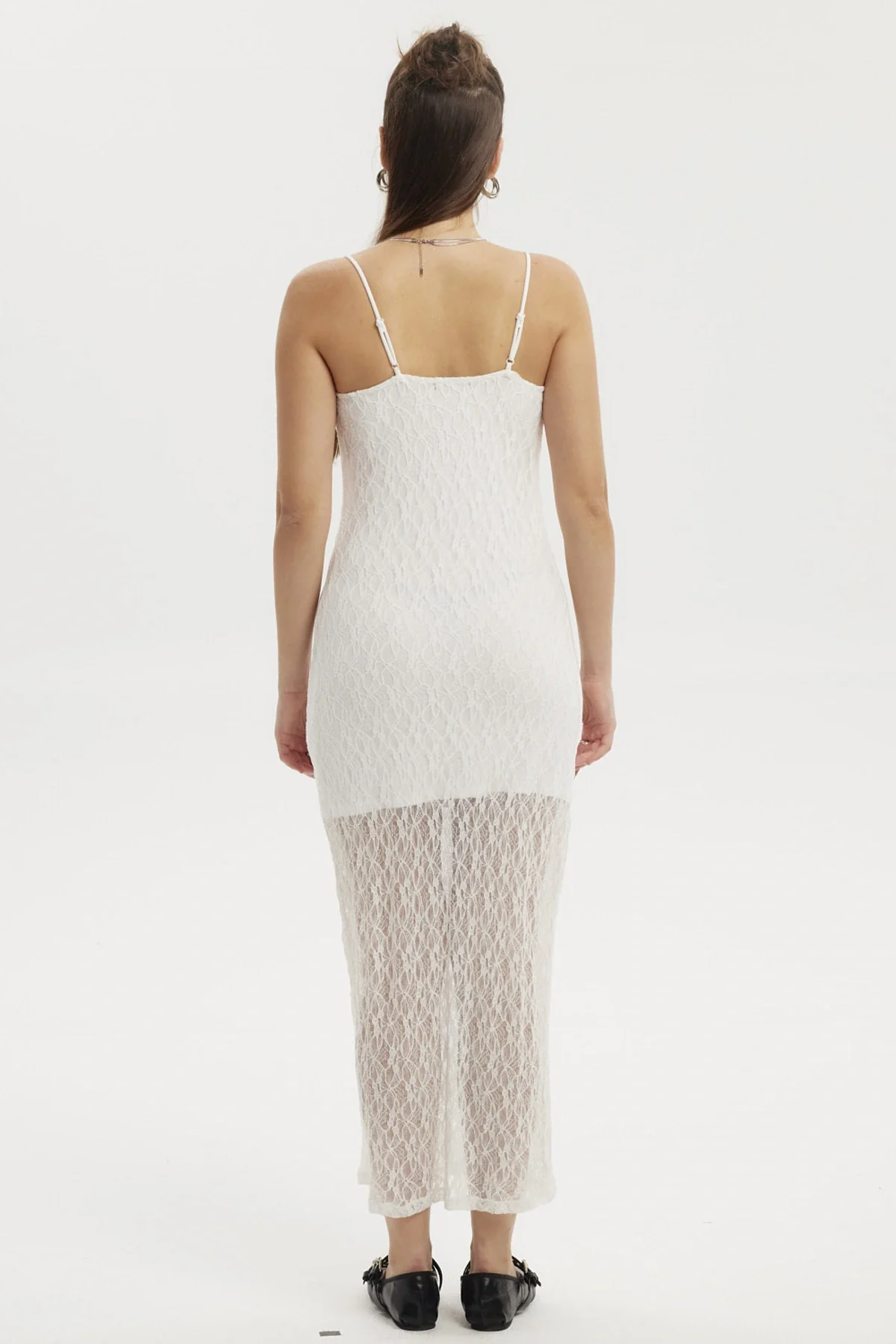 Vestido Mujer Largo Tirantes Blanco - Image 2