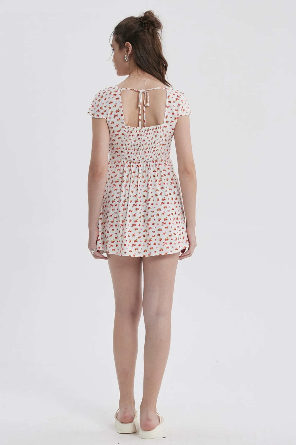 Vestido Mujer Romántico Crudo - Image 3