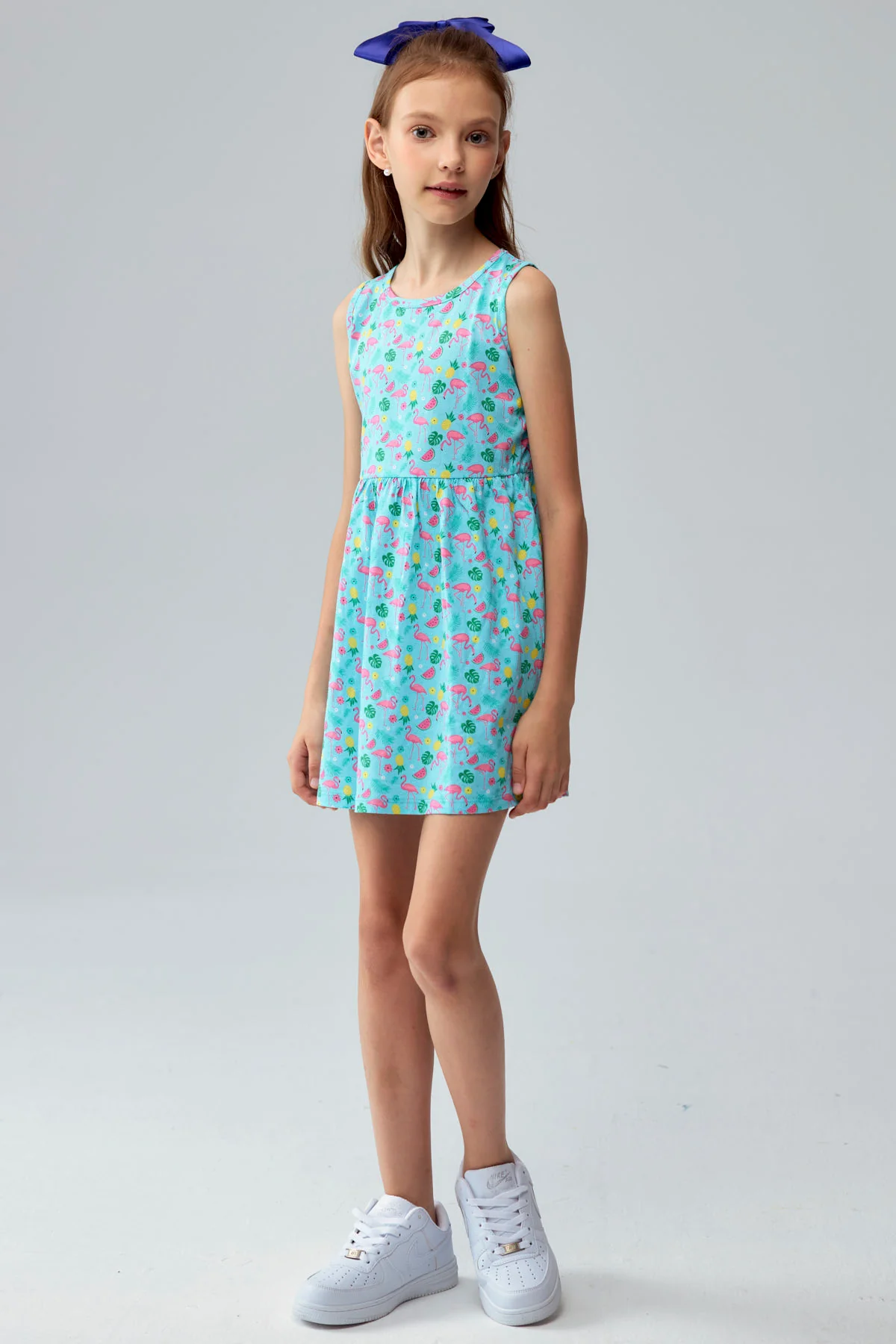 Vestido Niña Básico Toodler Celeste